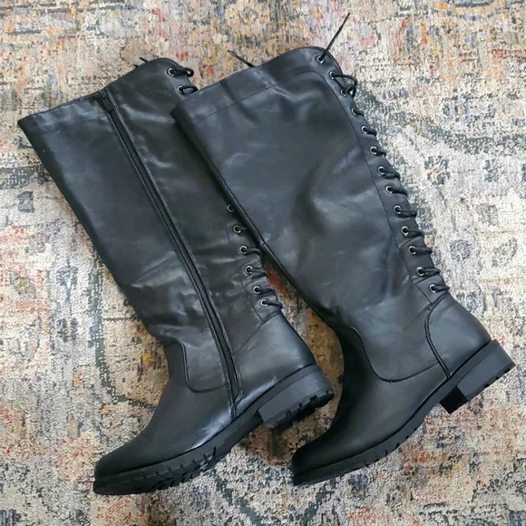 Forever 21 Shoes Womens Size Forever 21 Tall Black Faux